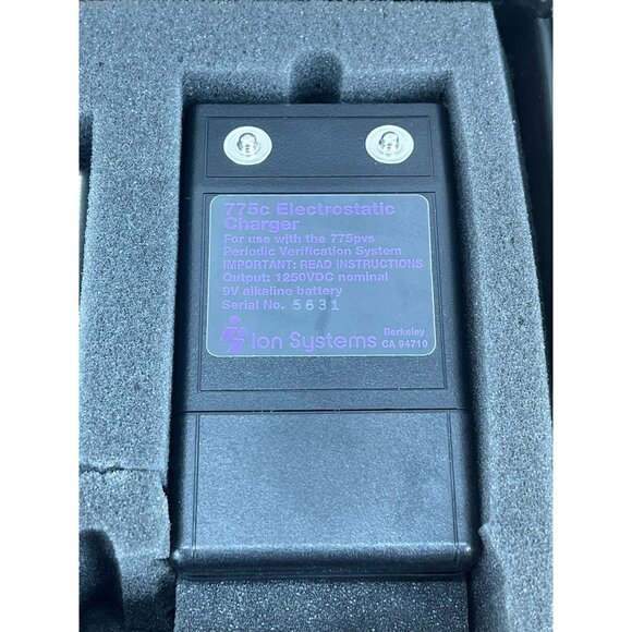 Ion Systems Electrostatic Fieldmeter Model 775 w/ 775C Charger - Picture 10 of 15